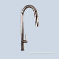 Standard Pull Out Faucet Stainless steel ancient brown kitchen vertical faucet Factory